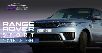 Rent Range Rover Sport 2021 Blue Light