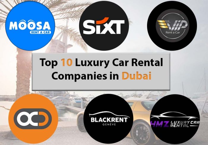 Top 10 Luxury Car Rental Companies in Dubai
